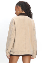 LIONESS Workwear Jacket Stone