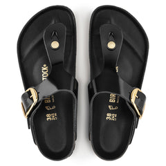 Gizeh Big Buckle Natural Patent in High Shine Black