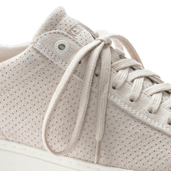 Bend Low in Suede Embossed in Antique White