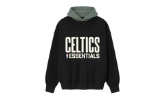 CELTICS SPORTS FIT HOODIE "BLACK / BALSAM GREEN" 192NB256407F