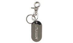 METAL TAG KEYCHAIN "Silver" STUS332