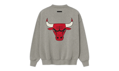 BULLS SPORTS FIT CREWNECK SWEATSHIRT "CONCRETE HEATHER" 192NB256506F
