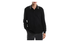 Courtside Long-T Polo "Black" 1MF30500553