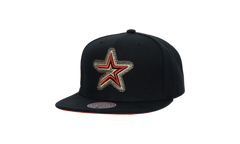 MLB Cooperstown Blurred Vision Snapback Cap "Houston Astros - Black" HHSS7493 HASYYPPPBLCK