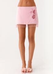 Heavenward Mini Skirt - Pink