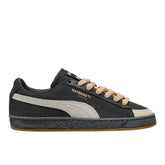 NAHMIAS Suede Vintage Black Lace Up Sneakers