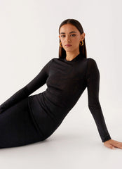 Kamora Maxi Dress - Black