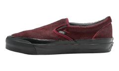 Classic Slip-On 98 LX "Pony Hair Burgundy Black" VN000EEZBRG