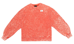 Jordan Flight Washed Crewneck Sweatshirt WMNS "Lobster" DQ4601 605