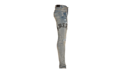 Old English Logo Bandana Patch Jeans "Clay Indigo Multi" PS22MDS148 408B