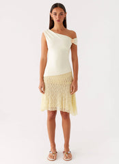 Catch Flights Top - Yellow