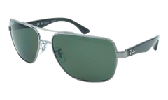SQUARE Polarized Sunglasses "GUNMETAL" RB3483-004-58_60