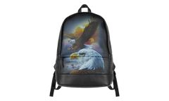 MM6 Maison Margiela Eagle Leather Backpack "SS26 - Black" SU27200
