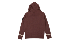 Knit Wool Blend Zip-Up Hoodie "Wine Purple" 95 STI 1017