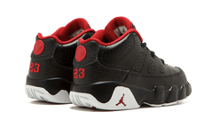 Jordan 9 Retro Low BT TD "BLACK / GYM RED / WHITE" 833906 001