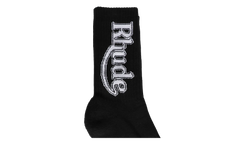 Vertical Race Track Sock "Black / White" RHFW25SO05750 3028