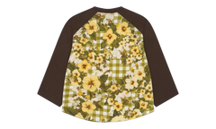 Levi's Cotton Floral Gingham Baseball Tee "Multicolor" DT505