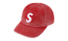 Pigment Coated S Logo 6-Panel "SS26 - Red" SU27305