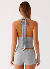 Roxy Mini Shorts - Grey