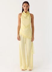 Deacon Low Rise Pants - Yellow