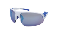 Changeup Dual Sunglasses "Gray Mirror - Shiny White / Royal Blue" S8650129 040