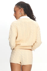 LIONESS Reborn Mini Shorts Cream