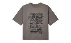 Textured Jersey Padded Tee "Grey" M1081 TGGS425