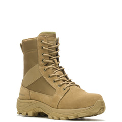 Bates Fuse Tall Zip E06511 Mens Brown Wide Leather Lace Up Tactical Boots