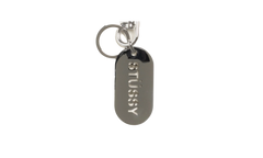 METAL TAG KEYCHAIN "Silver" STUS332