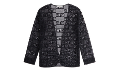 Ethan Logo Lace Cardigan WMNS "Black" KITH115