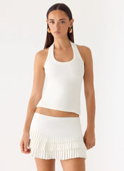 Skyler Mini Skort - White