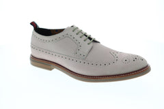 Ben Sherman Birk Long Wingtip BNM00025 Mens Pink Leather Lace Up Oxfords Shoes