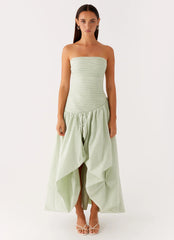 Misa Bubble Maxi Dress - Mint