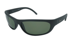 Predator Rectangular Polarized Sunglasses "Matte Black" RB4033-601-S48_60