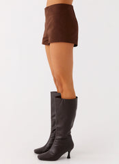 Nia Micro Short - Chocolate