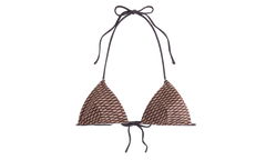 Talia Ii Monogram Tie Top "Brown" khw070070 210