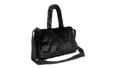 Sportswear Faux Fur Tote (10L) "Black / Black / Metallic Silver" FZ1323 010
