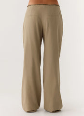 Josephina Pant - Sand Brown