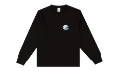 EE LONG SLEEVE T-SHIRT "SS24 - Black/White/Baby Blue" EE531