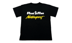 Motorsport Serif Short Sleeve T-Shirt "Black" MF23K621 T1786BKRSY