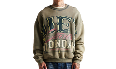 Jumbo Crewneck Sweater "Stonewash Olive" DSM HOL2501 020