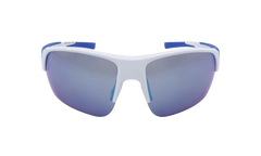 Changeup Dual Sunglasses "Gray Mirror - Shiny White / Royal Blue" S8650129 040