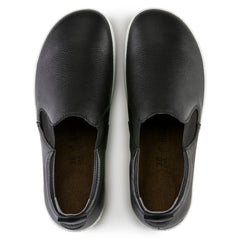 QO 400 Leather Slip On Shoe in Black