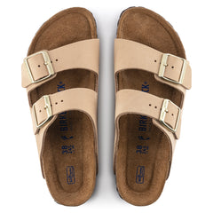 Arizona Nubuck Leather Soft Footbed in Sandcastle