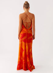 Midafternoon Maxi Dress - Serene Orange