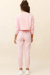 Monterey Elasticated Waist Jogger Pants Pink