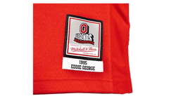 NCAA Eddie George Dark Football Jersey "1995 Ohio State - University Red" LGJY3234 OST95EGRUNRD