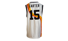 Roswell Rayguns Vince Carter Basketball Jersey "White / Gold Orange" CV1970 100