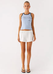 Perrie Track Shorts - Off White