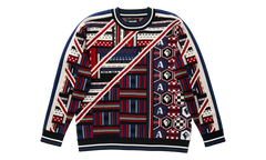 Quadri Knit Jumper "Multi-Color" M AHLU KN005 SS23 YA01 BL